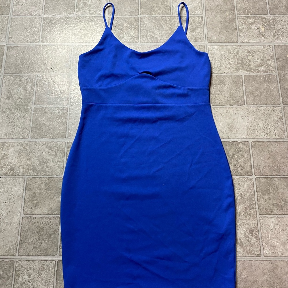 Blue dress